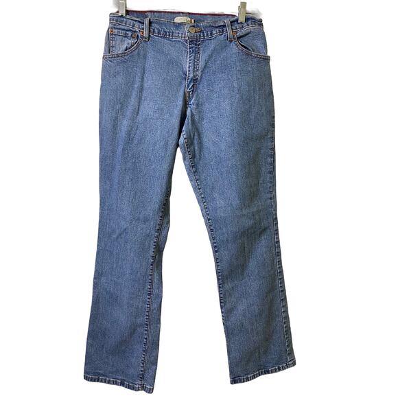 Levi's 550 Relaxed Boot Cut High Rise Mom Jeans Size 14 M (2512) - Picture 1 of 8